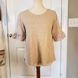 Copper Key 3/4th Sleeve Pullover Sweater Shirt Boho